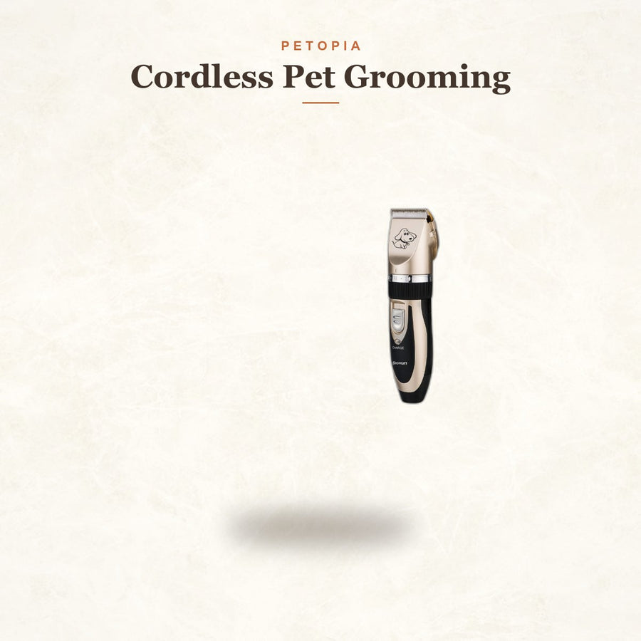 Cordless Pet Grooming Kit – Quiet Clippers for Dogs & Cats