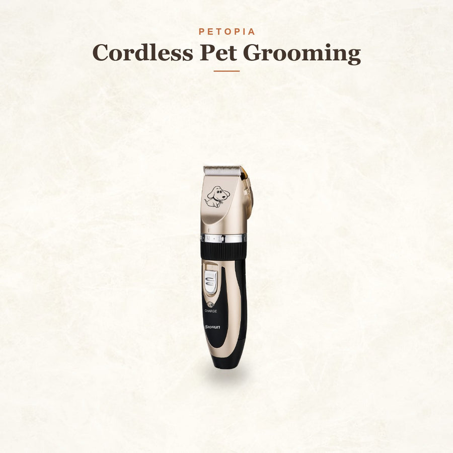 Cordless Pet Grooming Kit – Quiet Clippers for Dogs & Cats