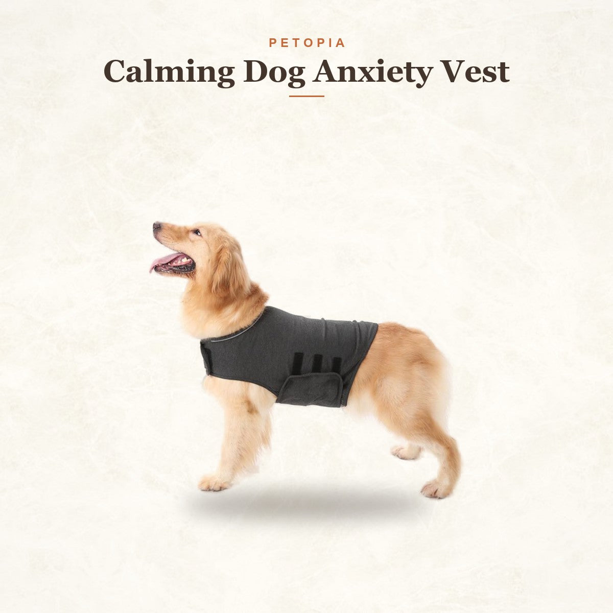 Calming Dog Anxiety Vest — Gentle Pressure Comfort Wrap