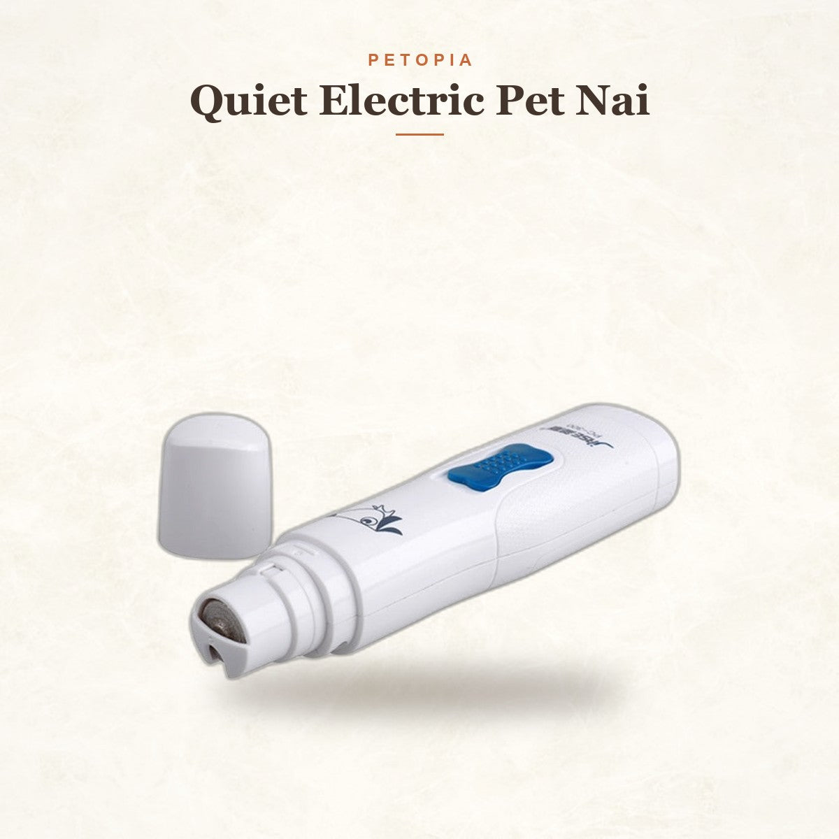 Quiet Electric Pet Nail Grinder for Dogs & Cats