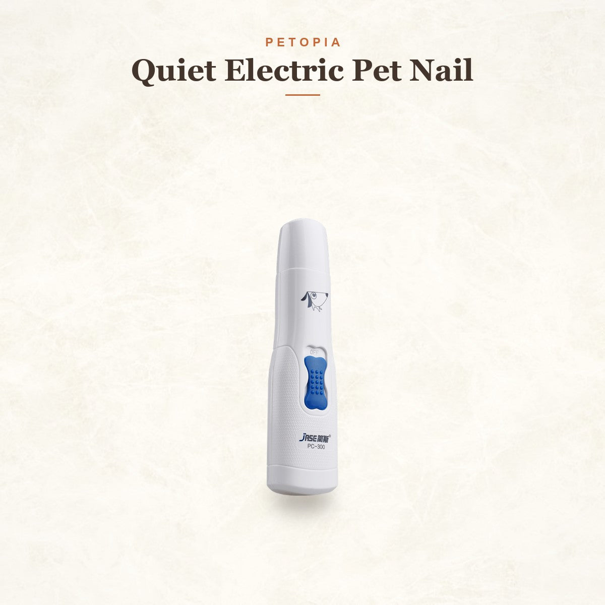 Quiet Electric Pet Nail Grinder for Dogs & Cats