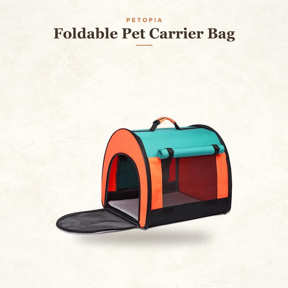 Foldable Pet Carrier Bag for Dogs & Cats — Soft Travel Tote