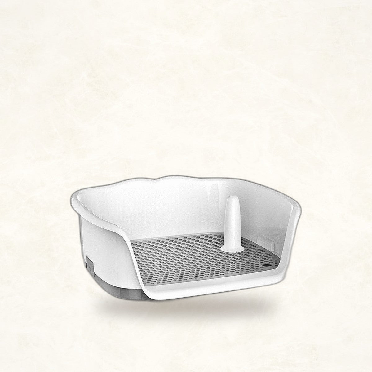 Dog Potty Tray with Grate - Mess-Free Indoor Toilet for Small Dogs - photo 2
