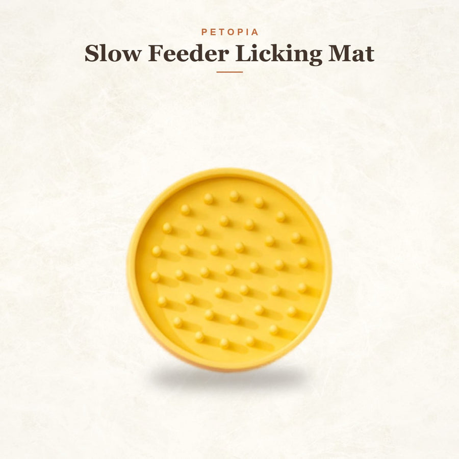 Slow Feeder Licking Mat for Dogs & Cats with Suction Cups