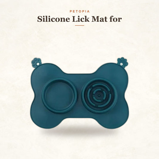Silicone Lick Mat for Dogs & Cats — Calming Slow Feeder