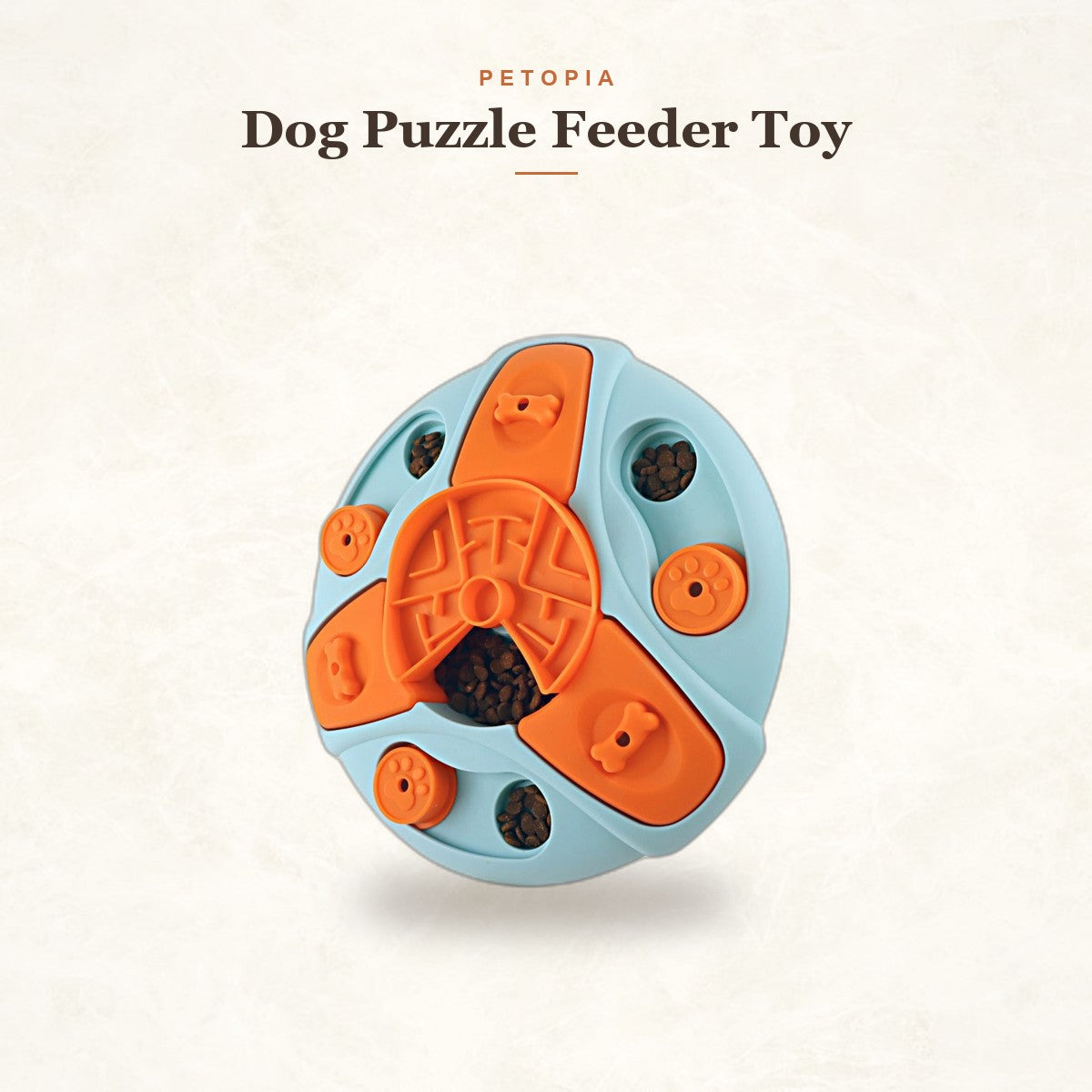 Dog Puzzle Feeder Toy - Slow Feeder Bowl That Boosts IQ