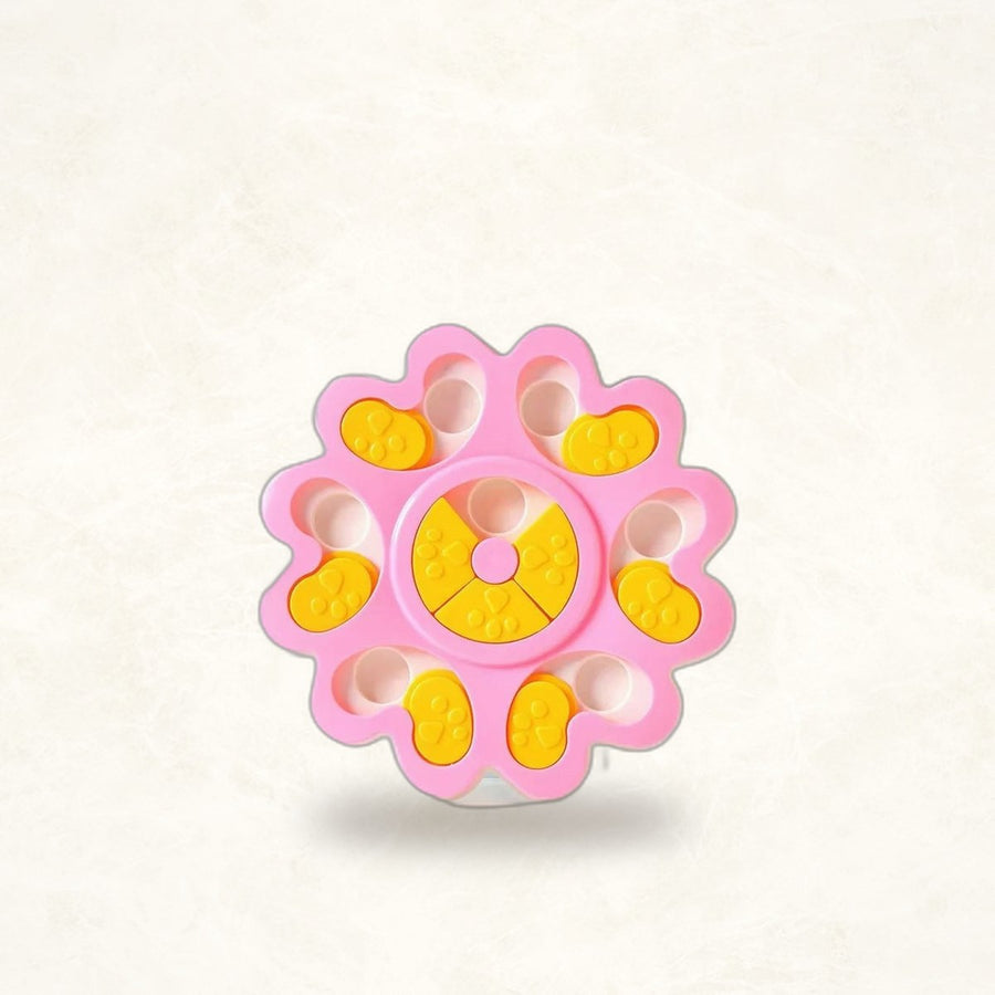Slow Feeder Dog Bowl - Flower Maze Puzzle Feeder