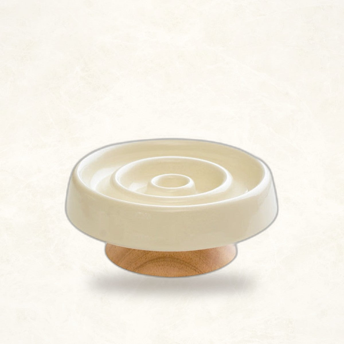 Ceramic Slow Feeder Bowl for Dogs & Cats — Anti-Gulp Maze - photo 2