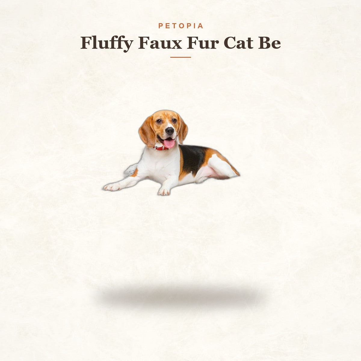 Fluffy Faux Fur Cat Bed — Cozy 24" Round Calming Nest