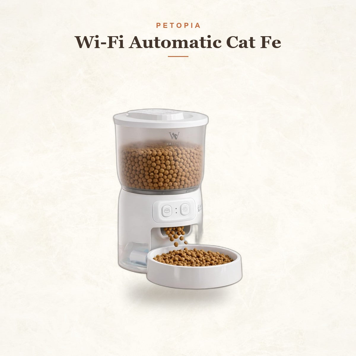 Wi-Fi Automatic Cat Feeder with App Portion Control