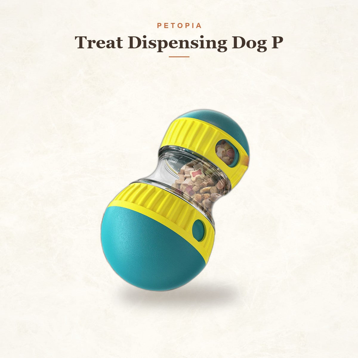 Treat Dispensing Dog Puzzle Ball — Slow Feeder & Enrichment Toy