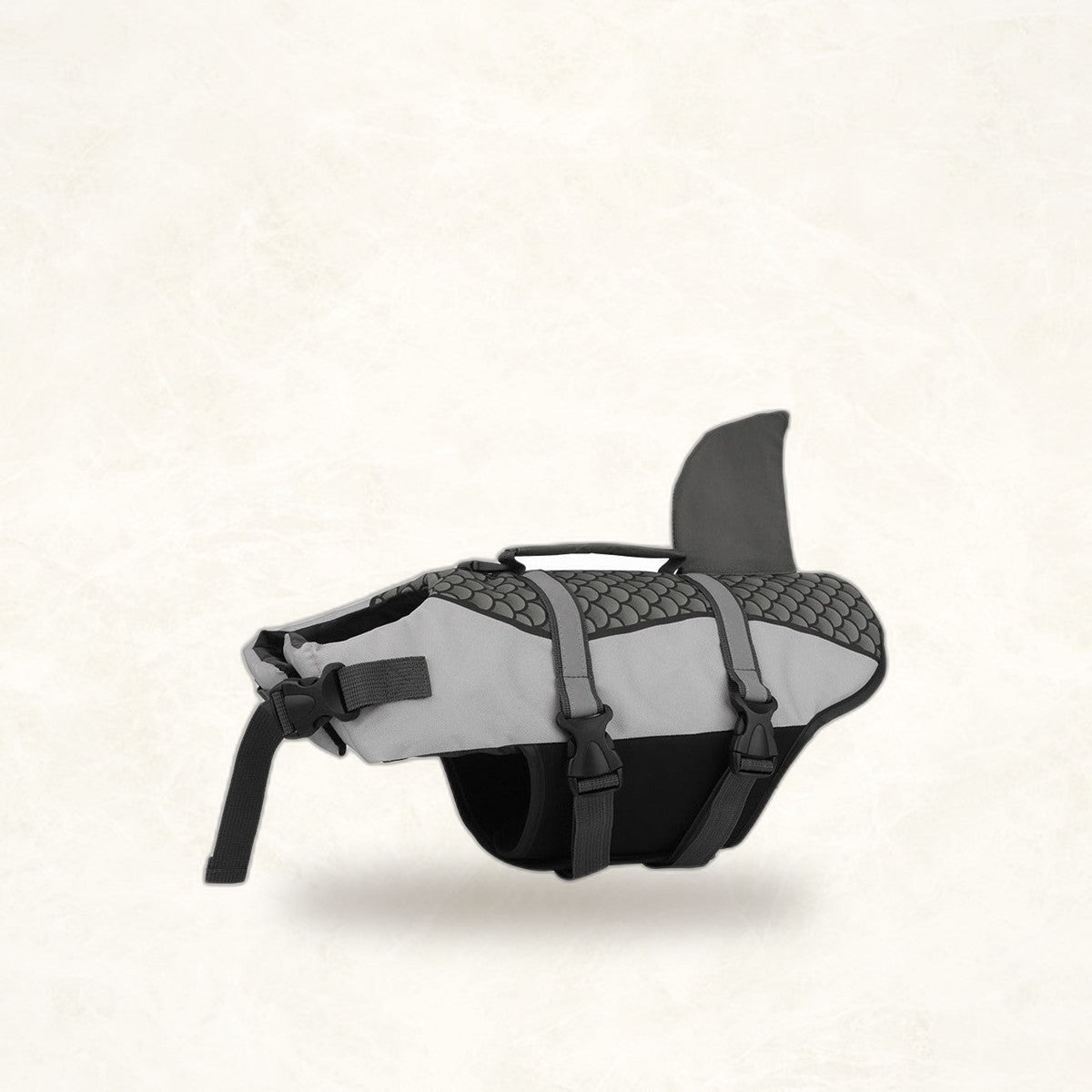 Dog Life Jacket with Rescue Handle — Shark Swim Vest - photo 2