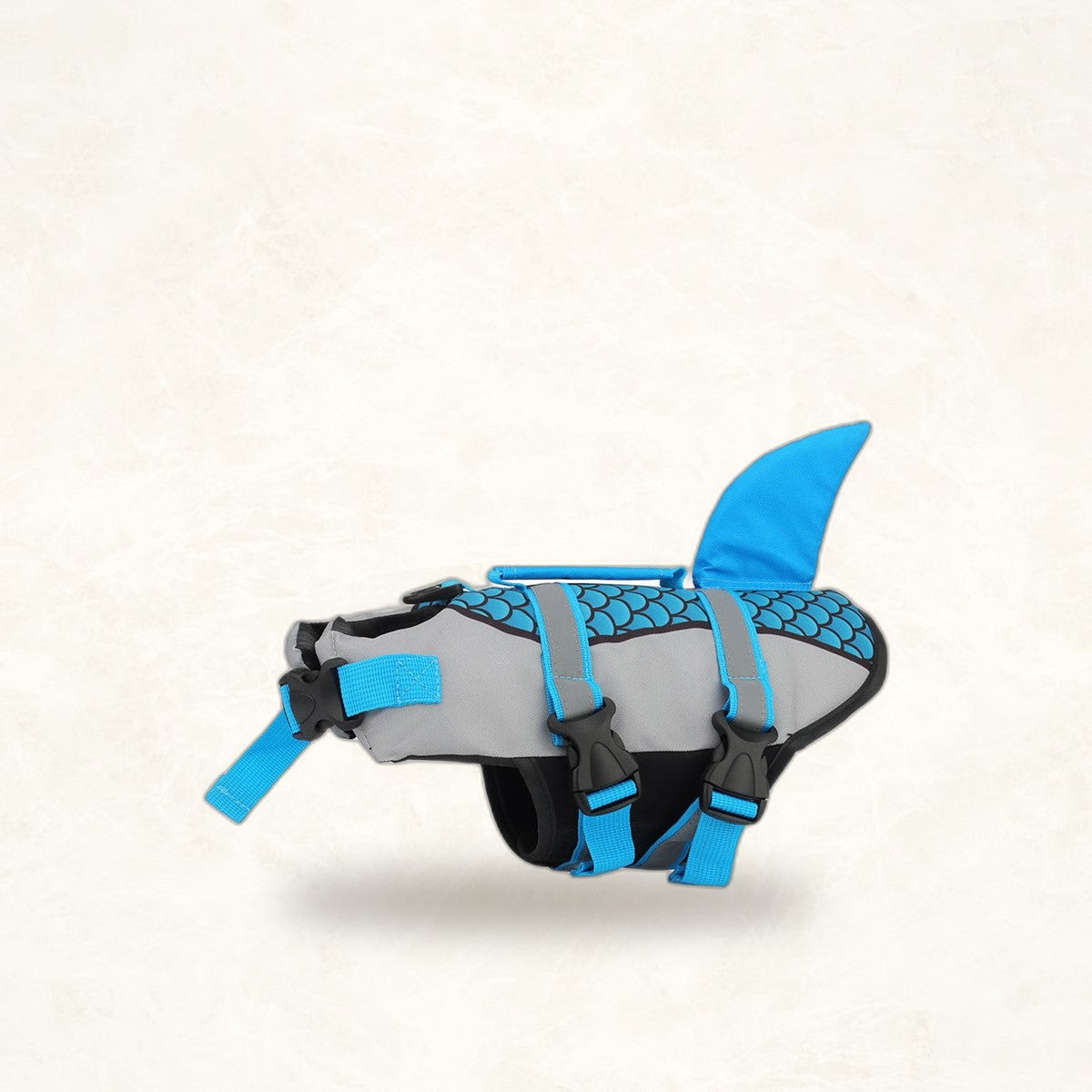 Dog Life Jacket with Rescue Handle — Shark Swim Vest - photo 3