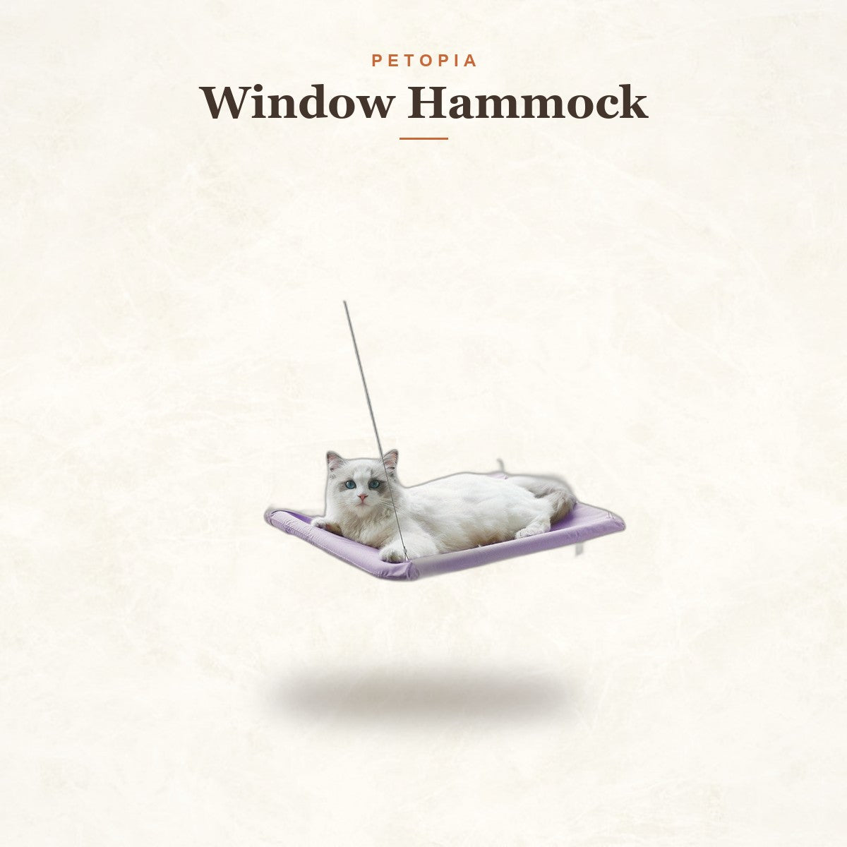 Cat Window Hammock with Suction Cups — Sunny Perch Bed | Petopia Dreams