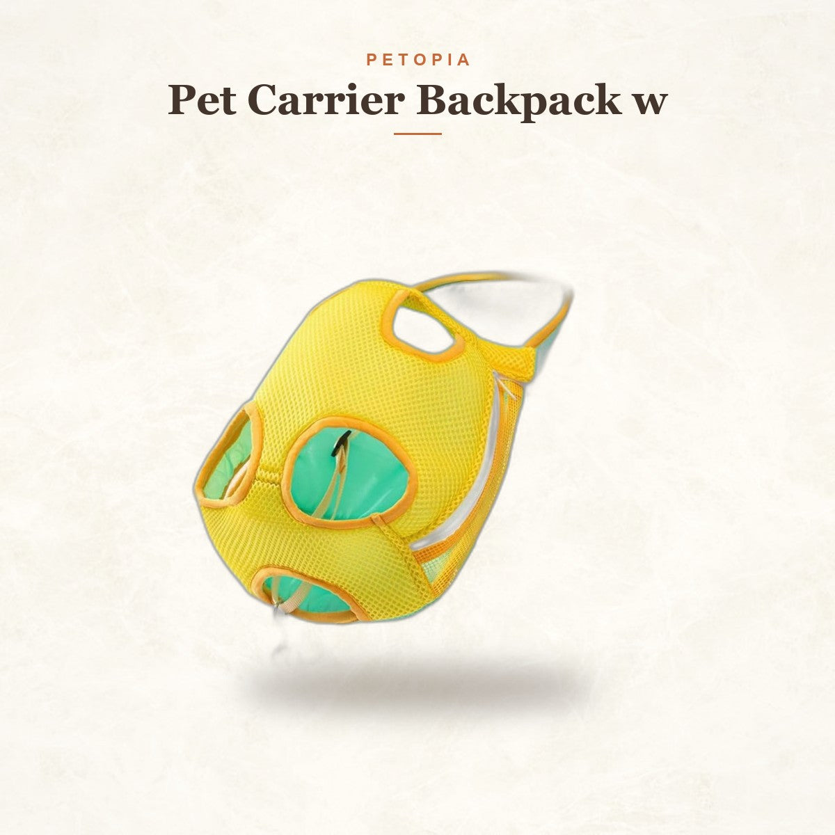 Pet Carrier Backpack with Leg Holes for Dogs & Cats