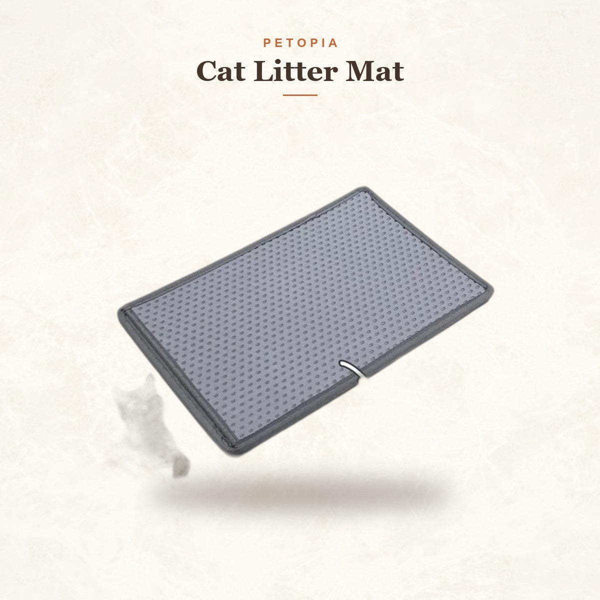 Cat Litter Mat - Honeycomb Litter Trapping Mat for Litter Box
