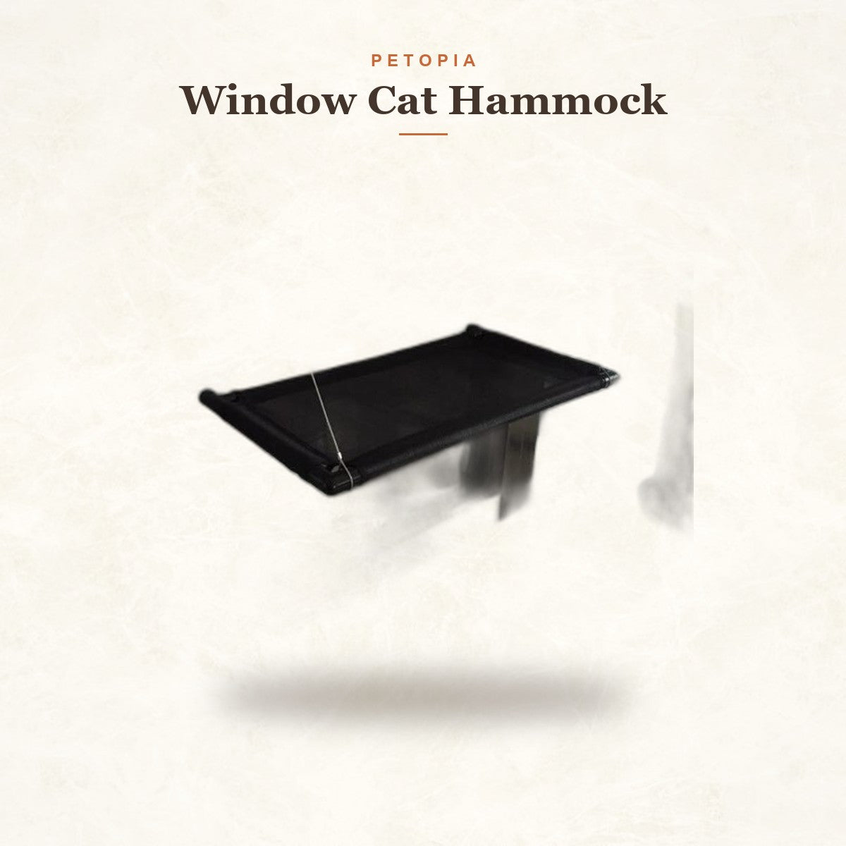 Window Cat Hammock — Suction Cup Sunbathing Perch