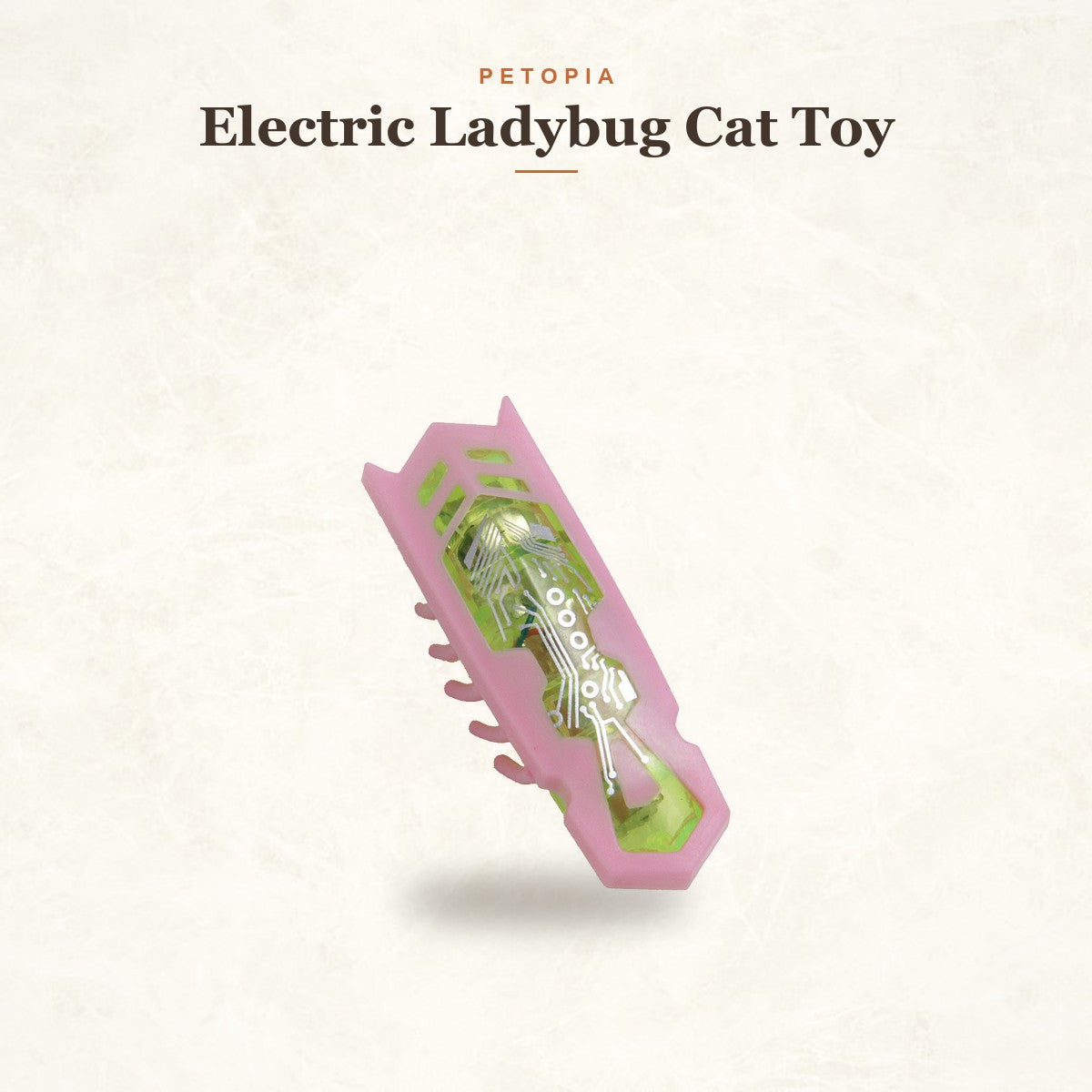 Electric Ladybug Cat Toy — Self-Moving Interactive Fun