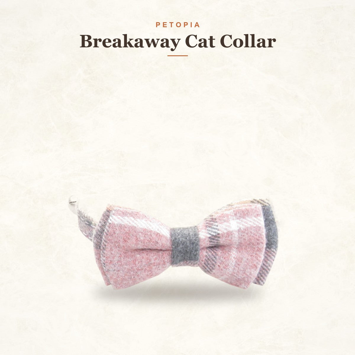 Breakaway Cat Collar with Bow Tie & Plaid Bandana