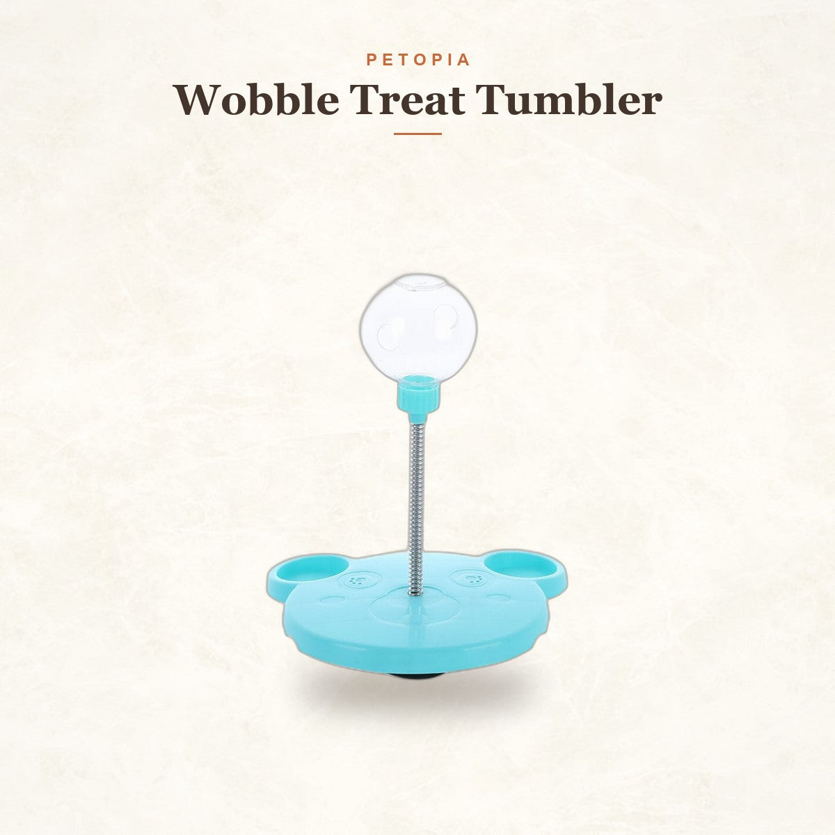 Wobble Treat Tumbler: Slow Feeder Toy for Cats & Dogs