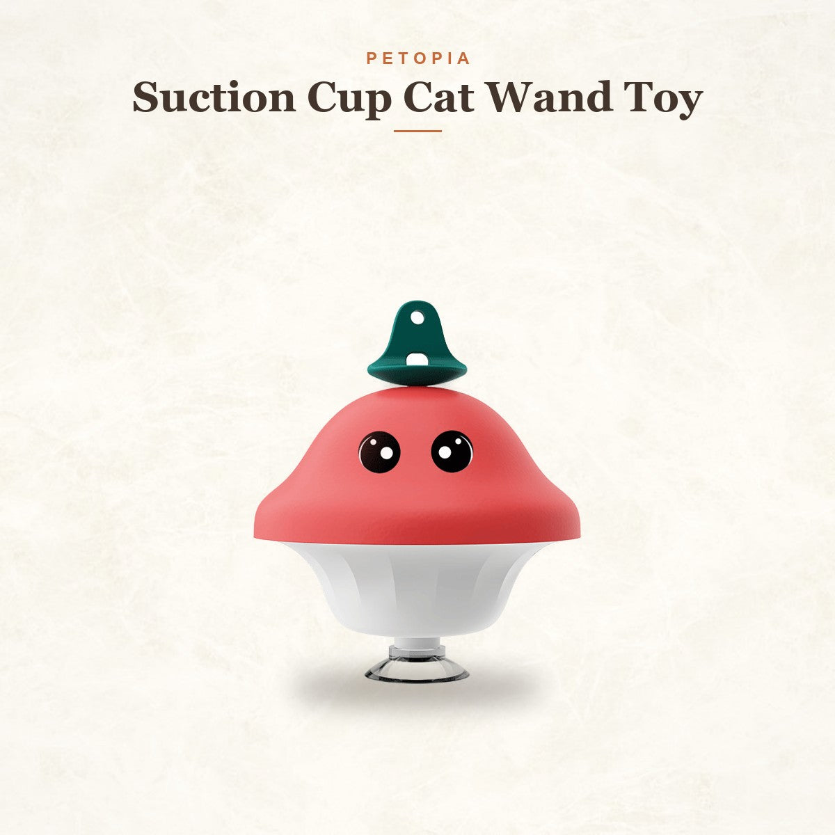 Suction Cup Cat Wand Toy — Hands-Free Indoor Play