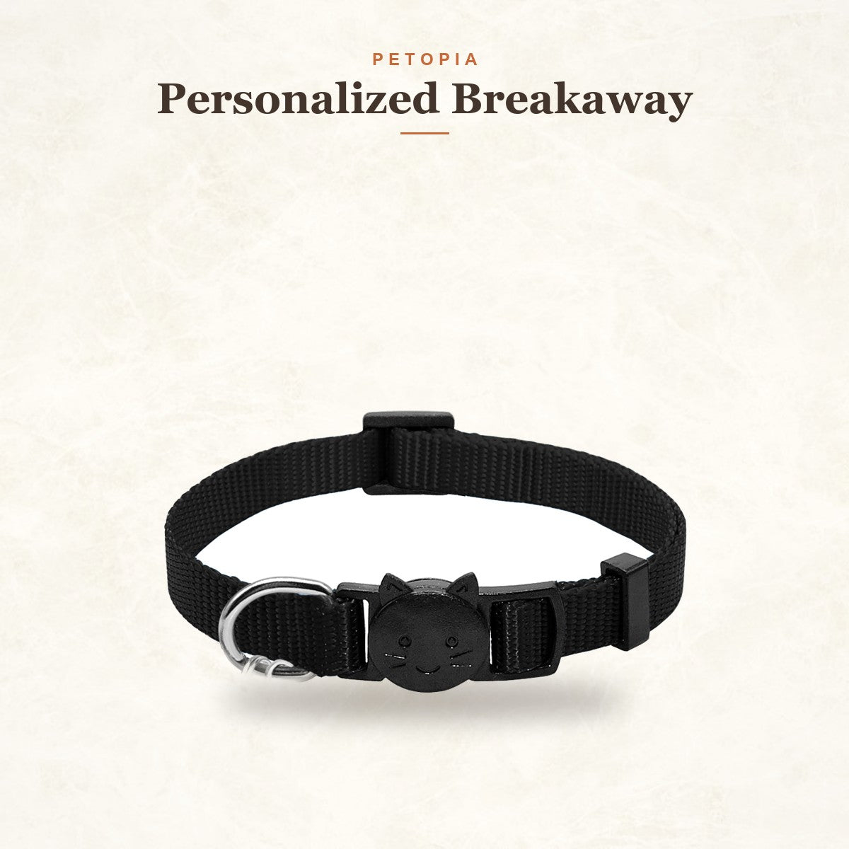Personalized Breakaway Cat Collar with ID Tag & Bell