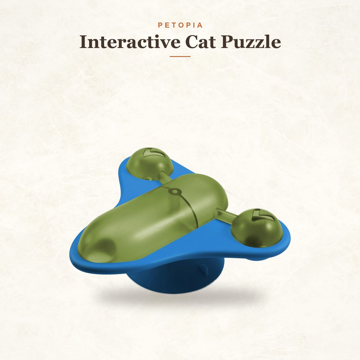 Interactive Cat Puzzle Toy & Slow Feeder for Bored Indoor Pets