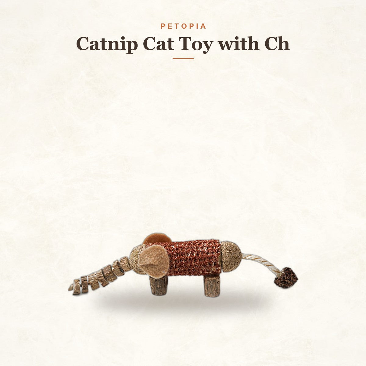 Catnip Cat Toy with Chew Ball & Teeth-Cleaning Brush