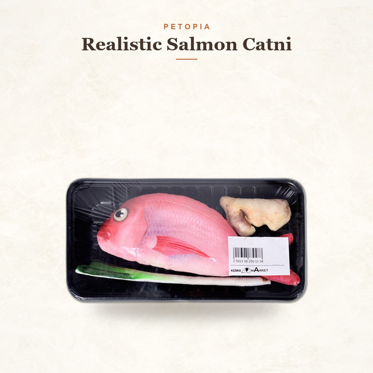 Realistic Salmon Catnip Fish Toy for Cats (4-Piece Set)