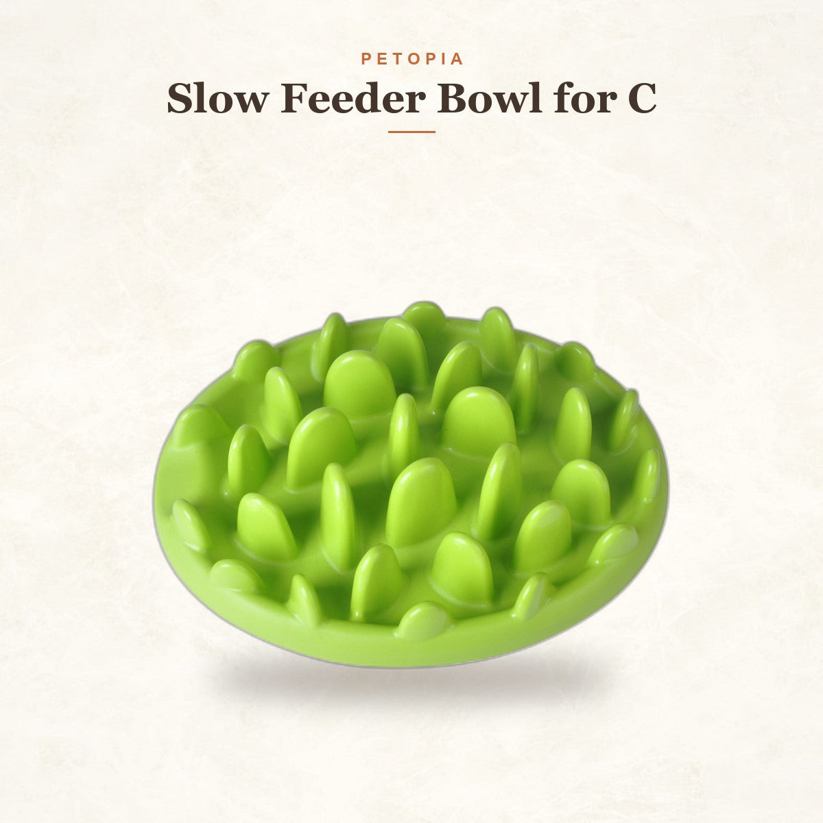 Slow Feeder Bowl for Cats & Dogs — Jungle Puzzle Maze