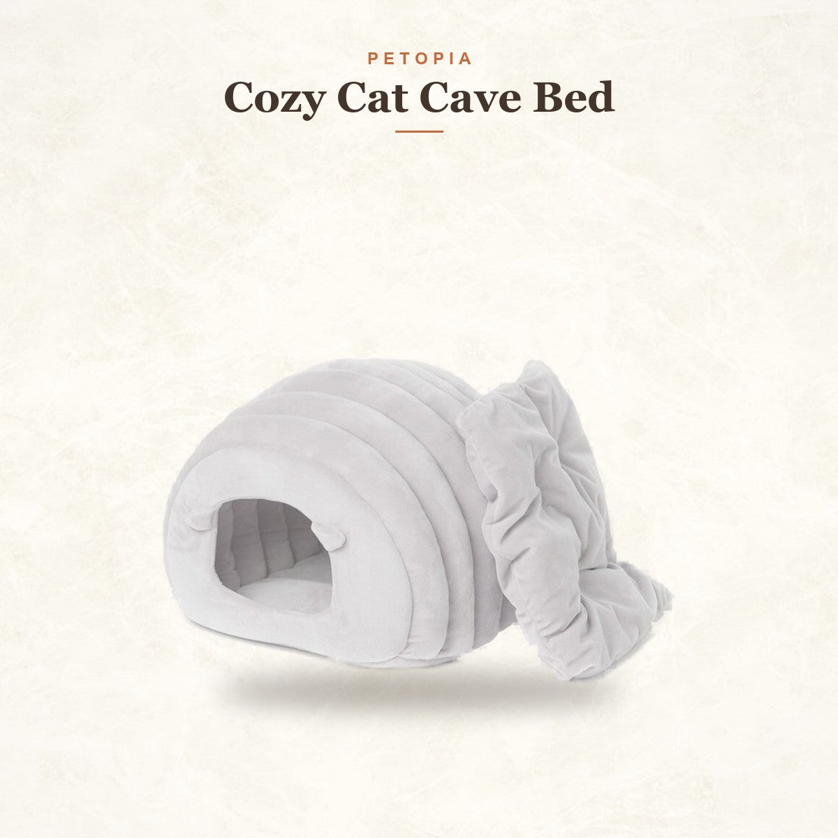 Cozy Cat Cave Bed — Warm Winter Hideaway for Cats