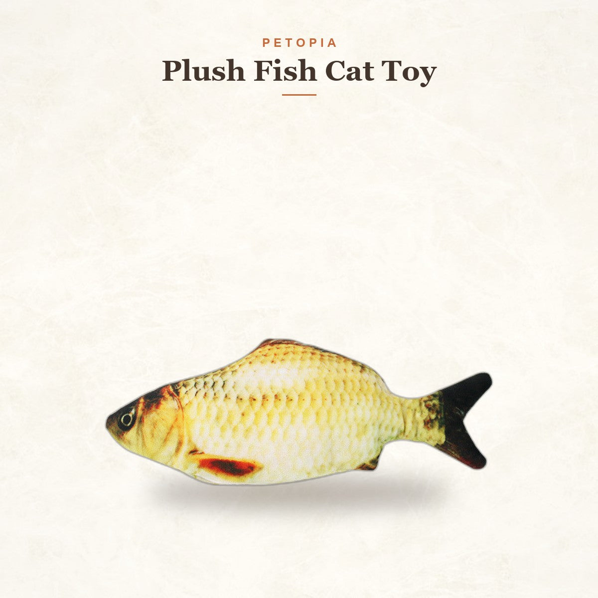 Plush Fish Cat Toy — Interactive Kicker for Bored Cats
