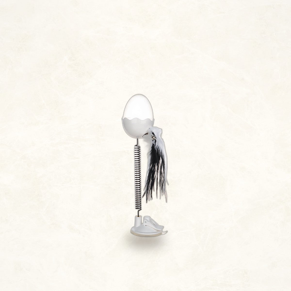 Suction Cup Catnip Toy with Feather for Indoor Cats - photo 2