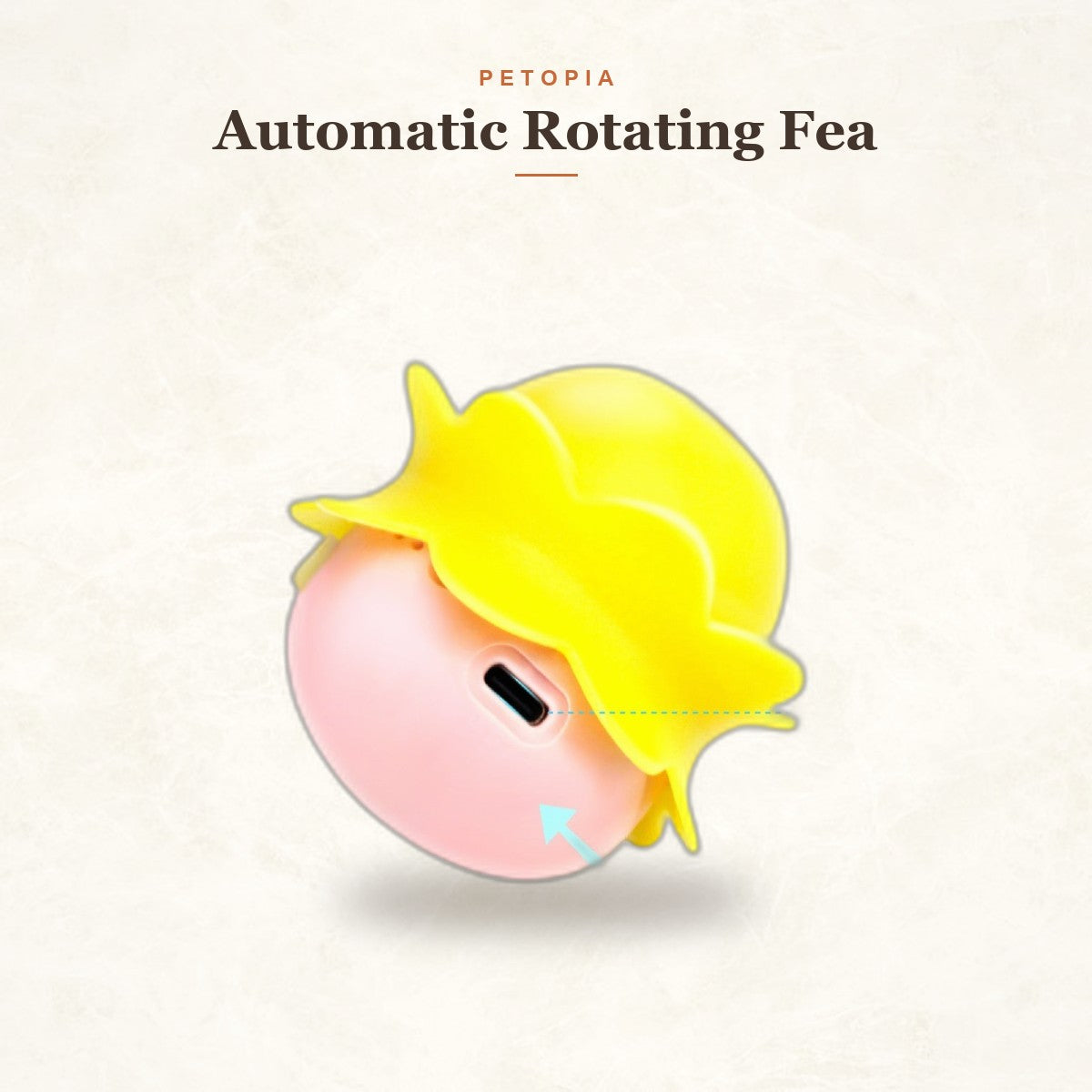 Automatic Rotating Feather Cat Toy — Self-Play Boredom Buster