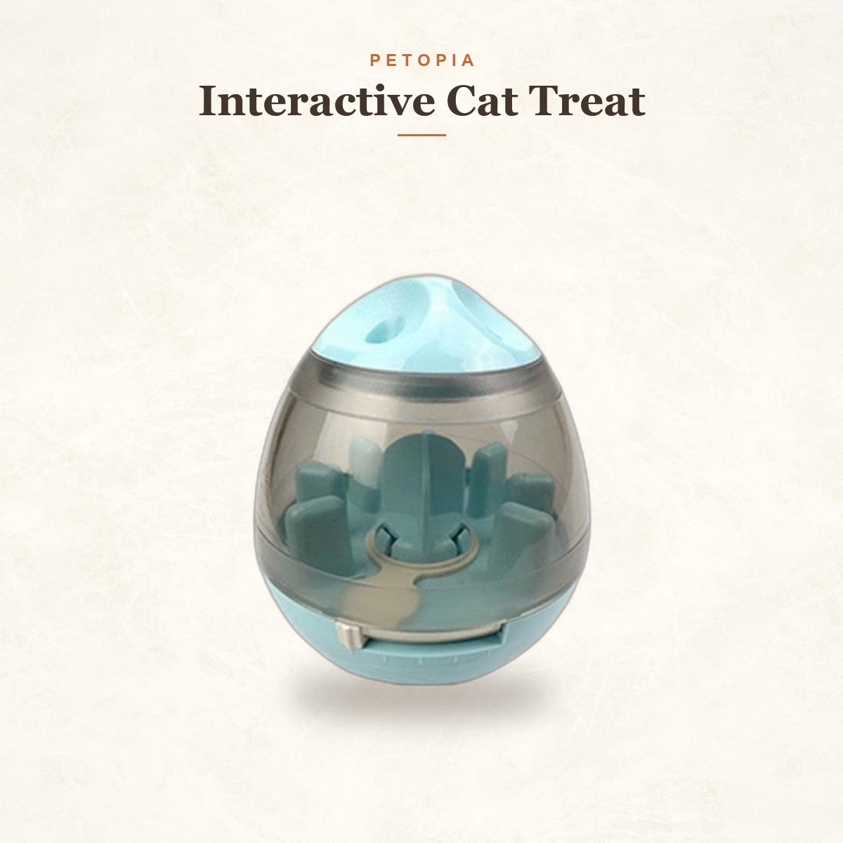 Interactive Cat Treat Ball — IQ Slow Feeder & Training Toy