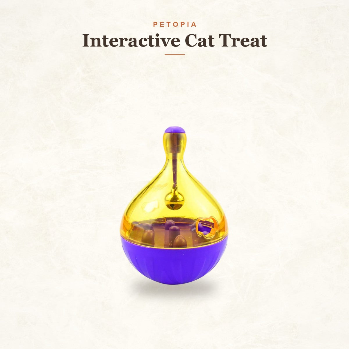 Interactive Cat Treat Ball — IQ Slow Feeder & Training Toy