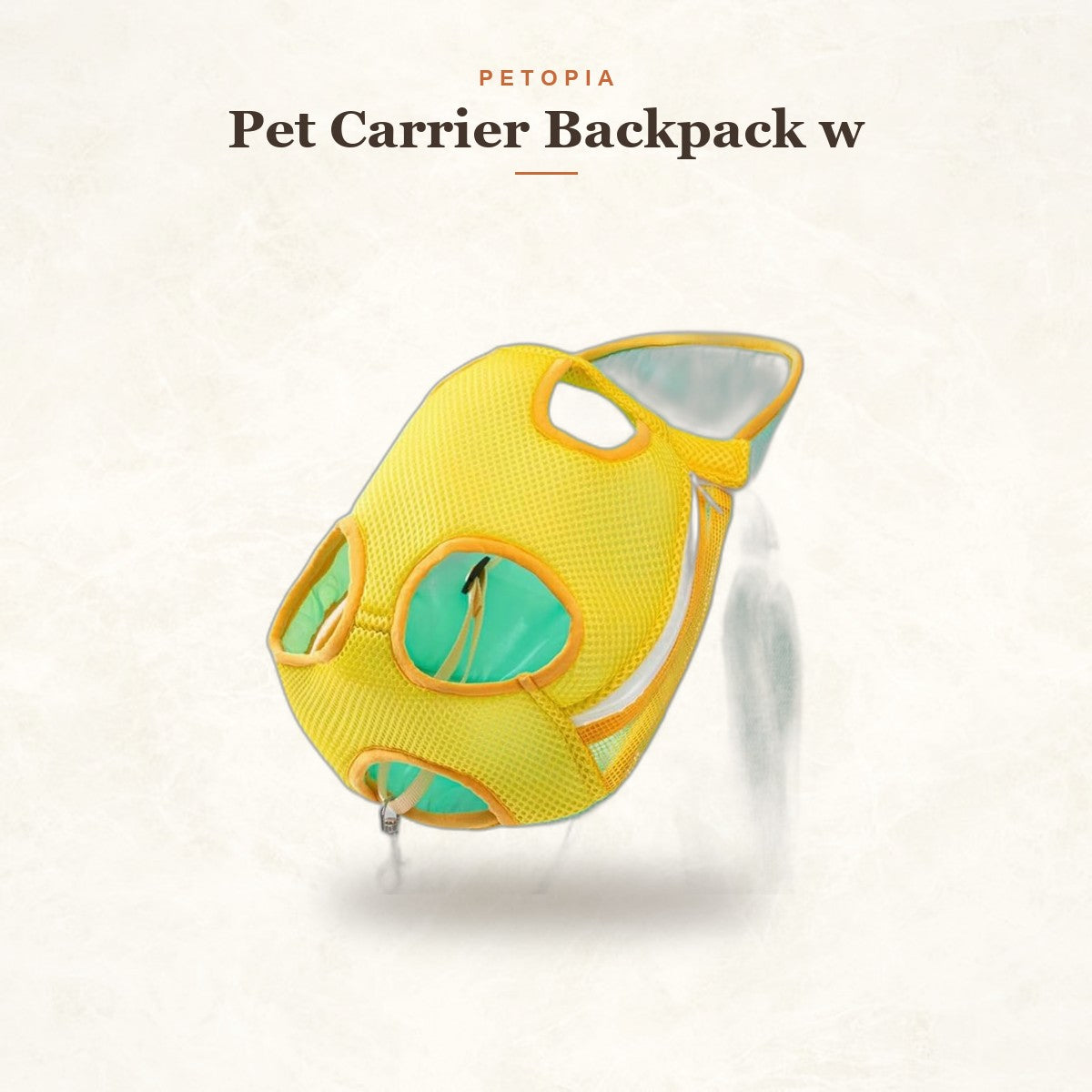 Pet Carrier Backpack with Leg Holes for Dogs & Cats