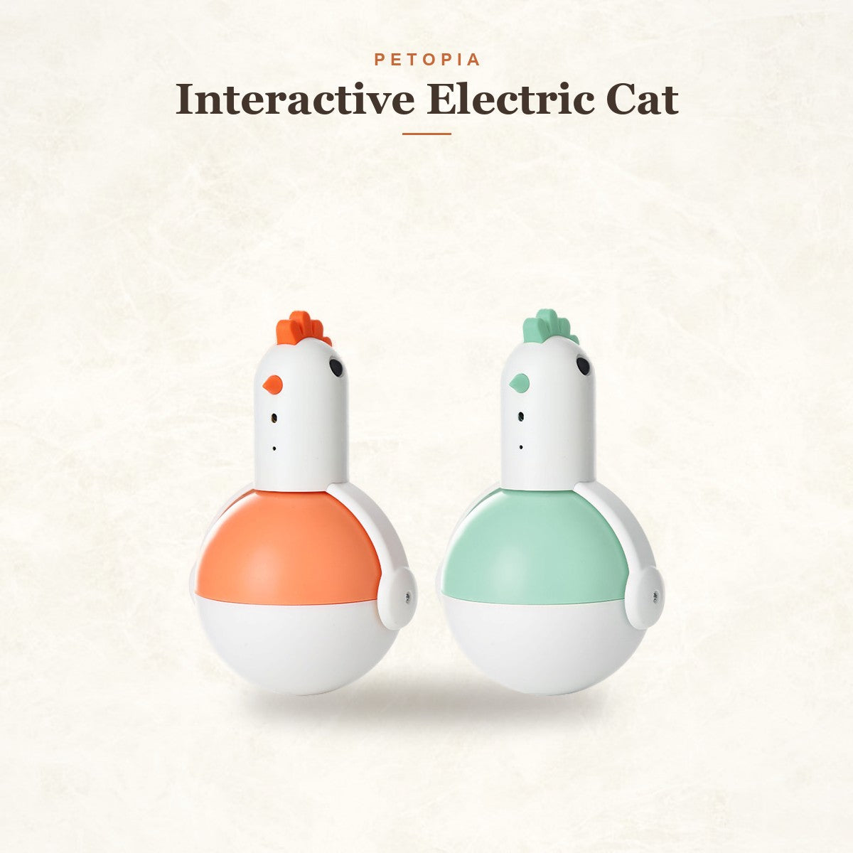Interactive Electric Cat Toy with Laser, Sound & Auto Motion