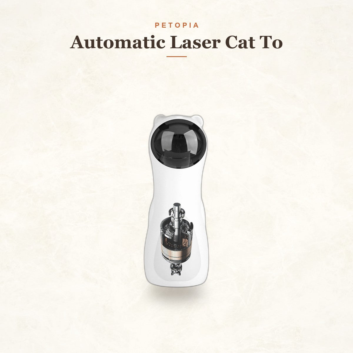 Automatic Laser Cat Toy — Auto-Play Bear with Timer & Silent Motor