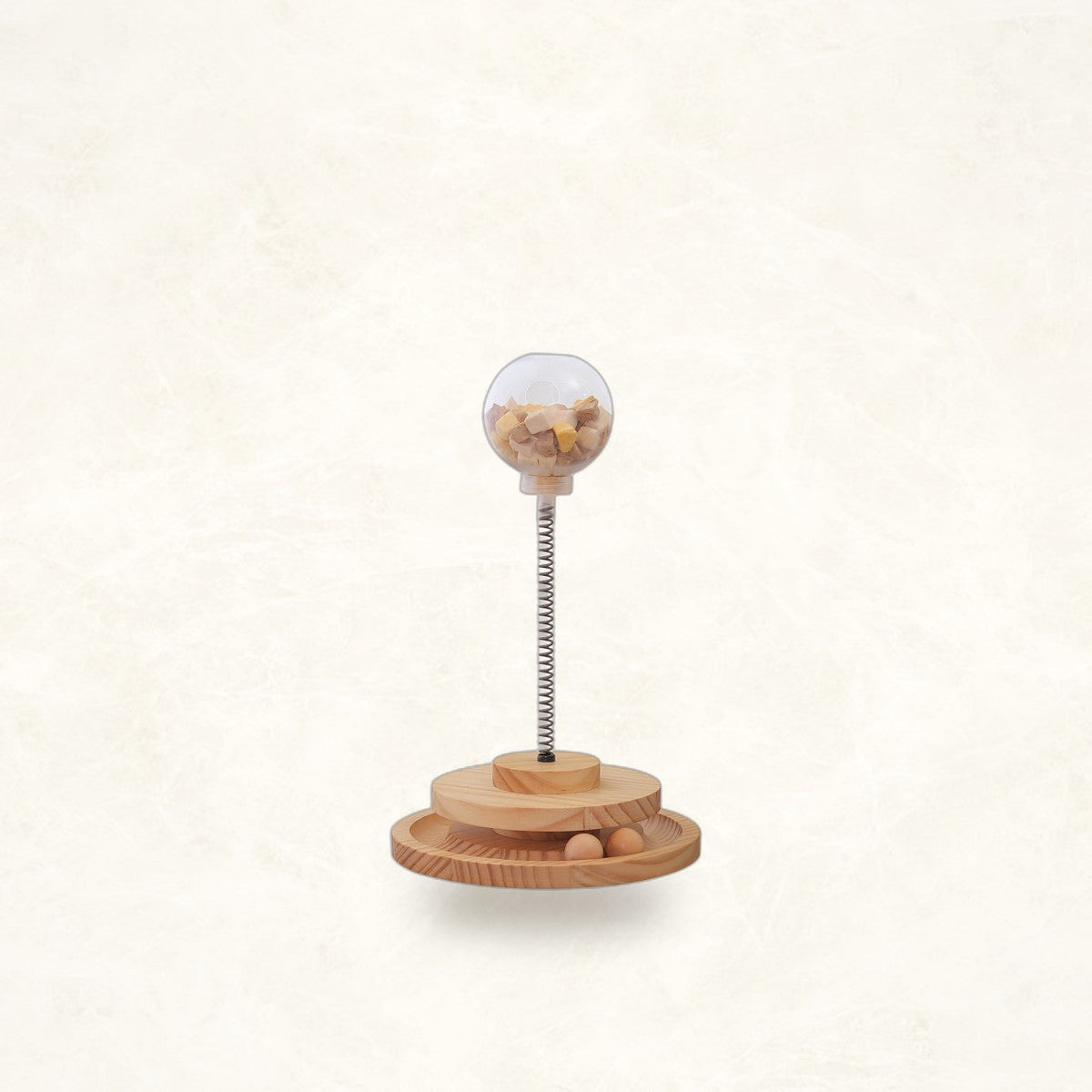 Cat Treat Dispenser Toy: Slow-Feeder Puzzle for Cats & Small Dogs - photo 3