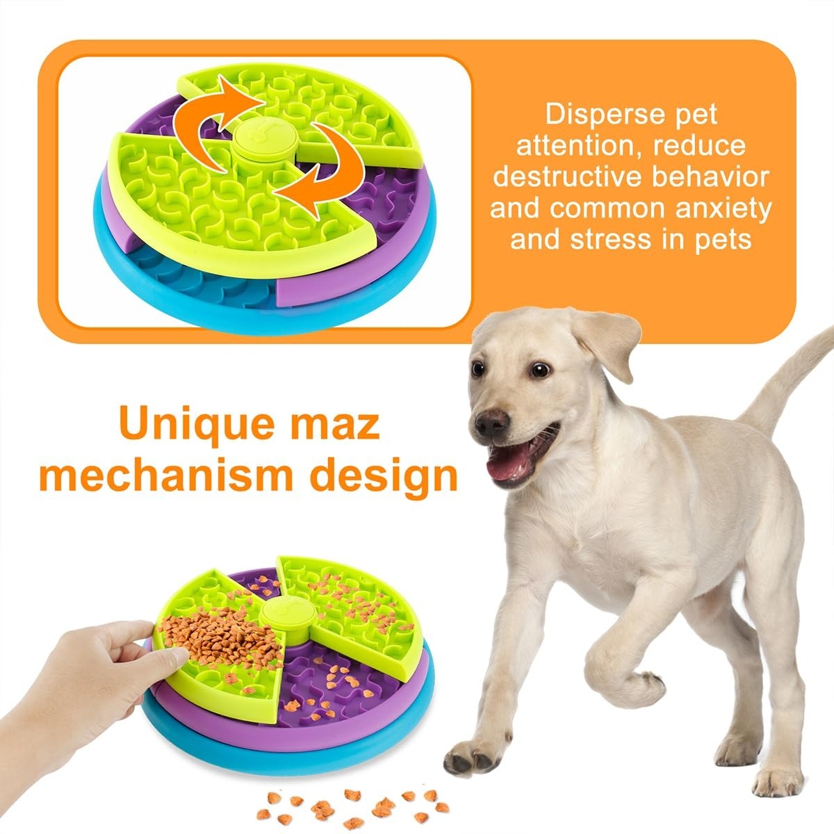 3-in-1 Slow Feeder Bowl product view 3